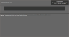 Desktop Screenshot of opentemplate.org