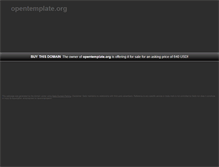 Tablet Screenshot of opentemplate.org